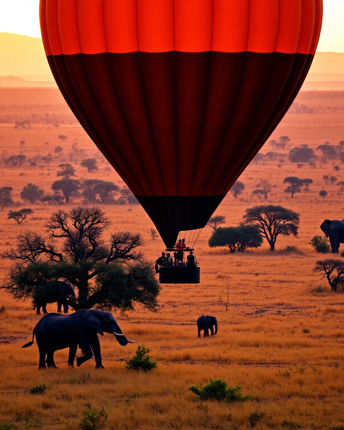 Safari at sunrise